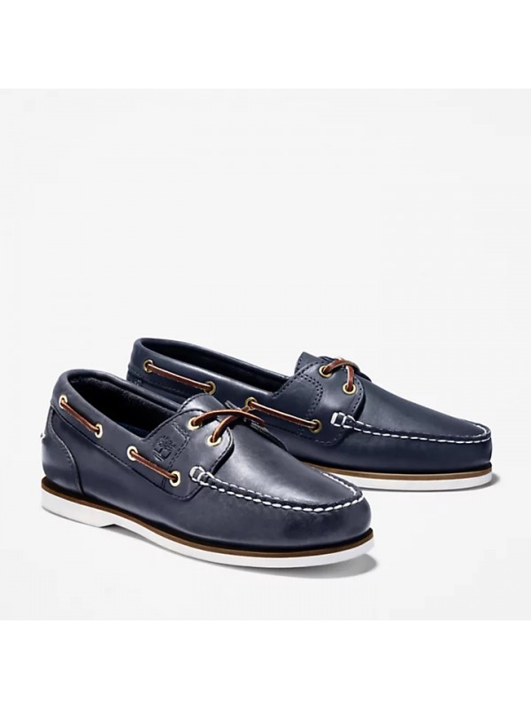 Blue timberland deals boat shoes